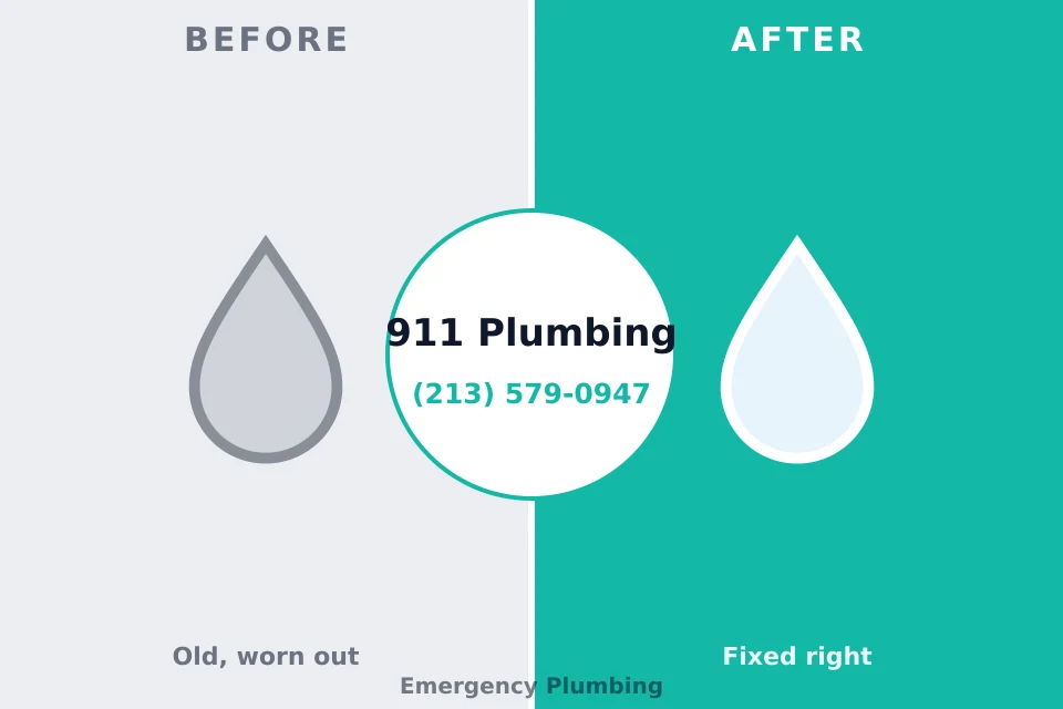 Before and after: plumbing repair Itta Bena, MS